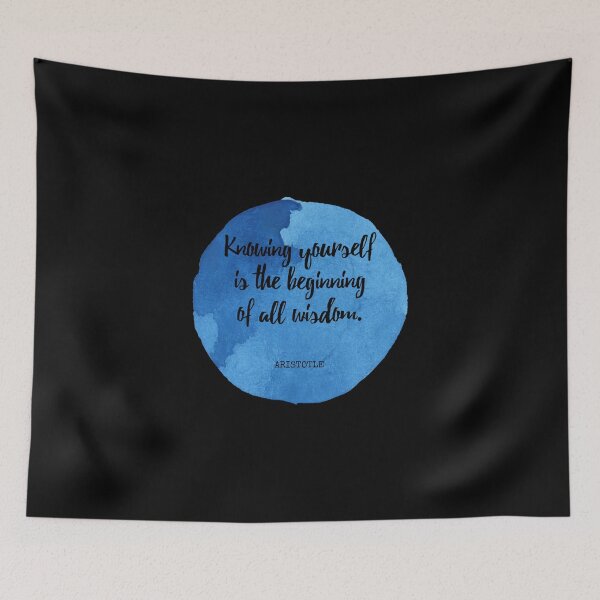 Item preview, Aristotle - Knowing yourself is the beginning of all wisdom. designed and sold by SocraticQuotes.