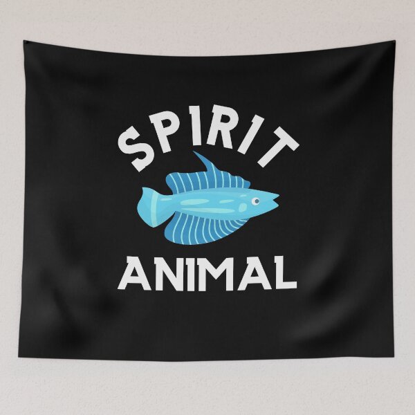 Item preview, Fish Is My Spirit Animal Funny Minimalist Fishing Lover Owners designed and sold by Akmloza.