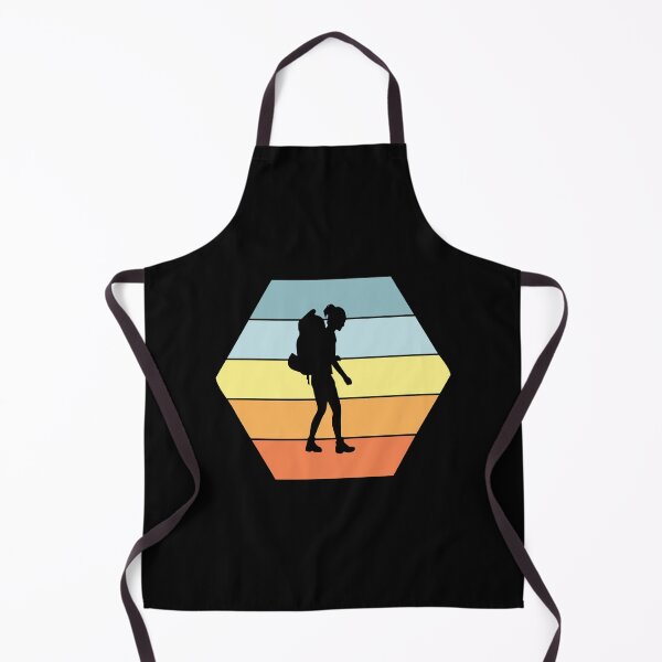 Item preview, Wanderlust - Woman Backpacker Hiker - Summer Colors designed and sold by HeatherPore.