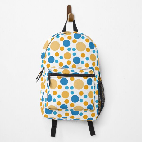 Item preview, Blue & Yellow Polka Dots Retro Style Cute designed and sold by kristinedesigns.