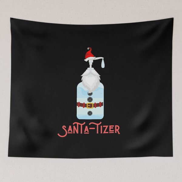 Item preview, Santa tizer - Christmas Funny Pun Sanitizer with Santa Claus Hat 2020 designed and sold by Irelene.