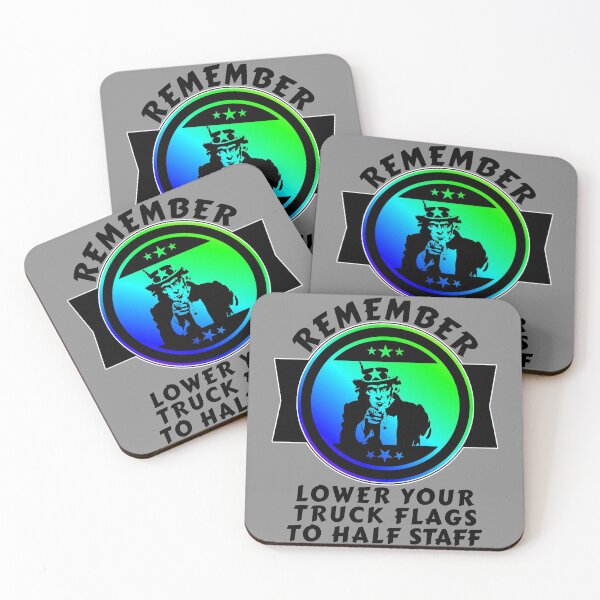 Item preview, Remember Lower Your Truck Flags To Half Staff Funny Pro Biden designed and sold by CharJens.