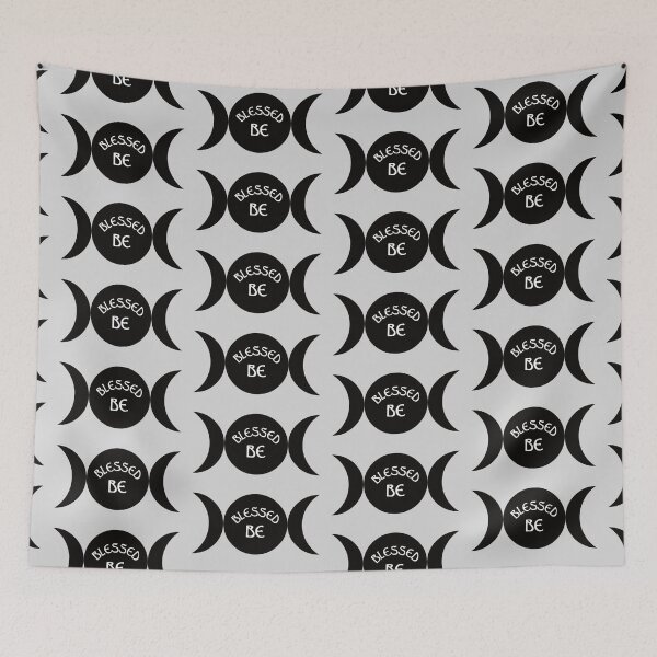 Item preview, Blessed Be Triple Moon designed and sold by Prints4Pagans.