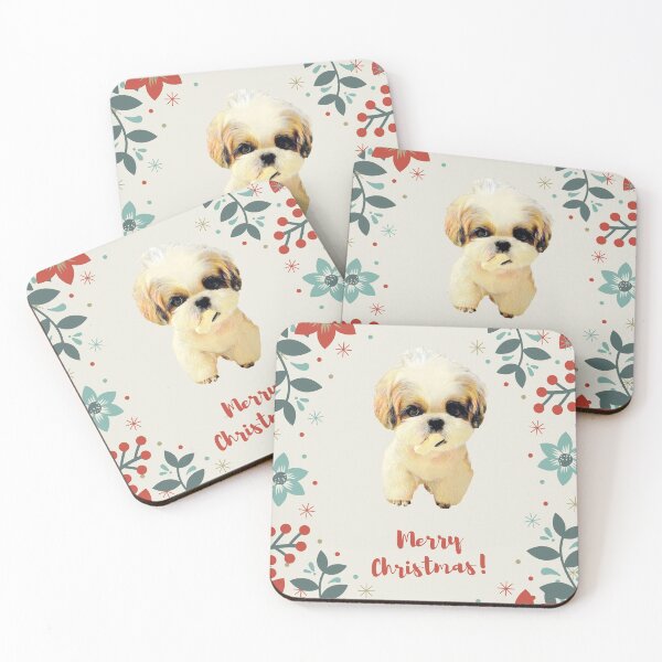 Artikelvorschau, Weihnachten Shih Tzu entworfen und verkauft von AnnaAndVibes.