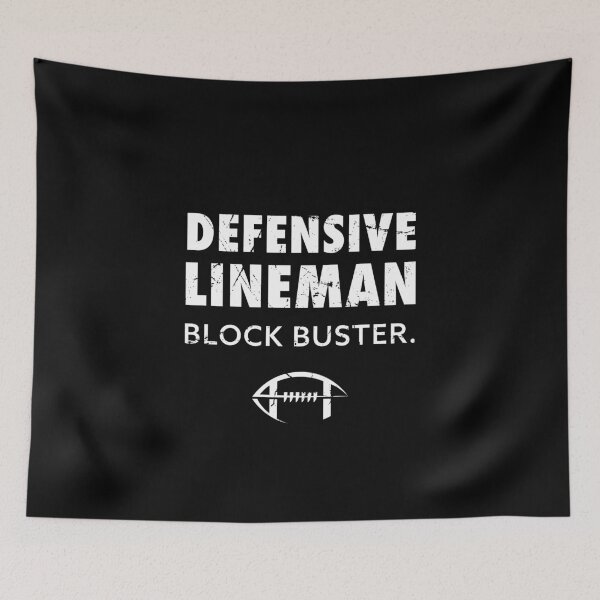 Item preview, Defensive Lineman DLine Block Buster American Football Gift designed and sold by SuperFreshArt.
