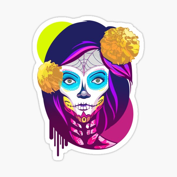 Catrina, Day of the Dead Sticker