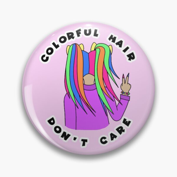 Item preview, Rainbow Colorful Hair Don't Care designed and sold by macey2cute.