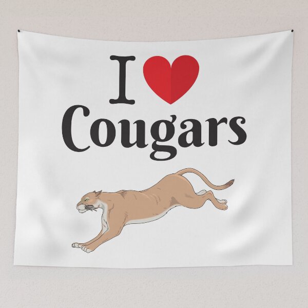 Item preview, I Love Cougars designed and sold by 4AllTimes.