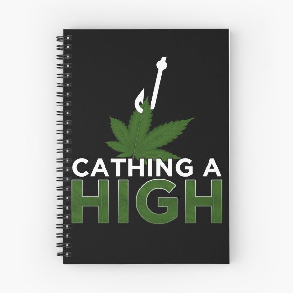 Item preview, Catching A High Funny Weed Smoker Shirt Marijuana Fishing designed and sold by MarioShirtWorld.