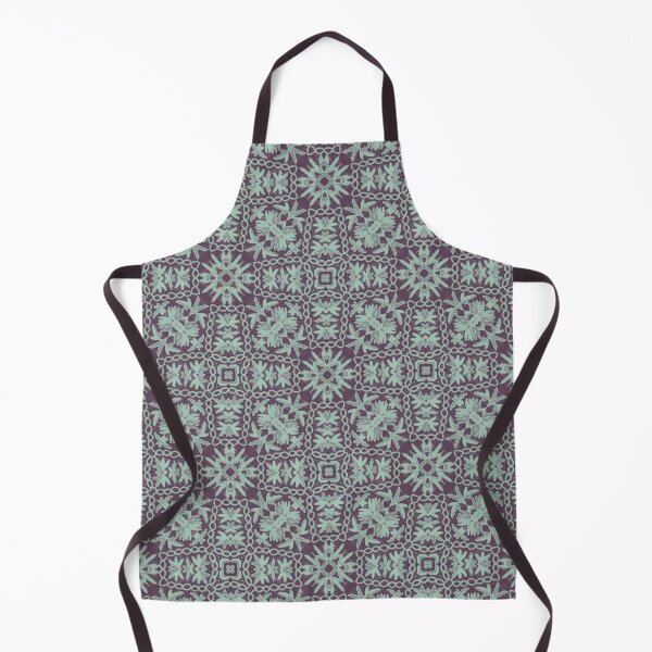 Item preview, Hand Embroidery, Namda Felted Kashmiri Grey green designed and sold by ZenArt-Fern.