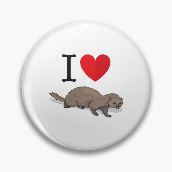 Item preview, I Love Ferrets designed and sold by 4AllTimes.