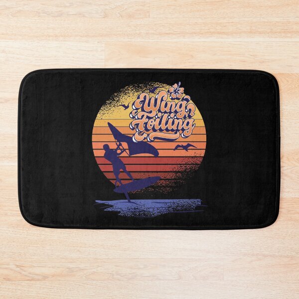 Item preview, Wing Foiling Vintage Surfing Gift designed and sold by Grimbart.