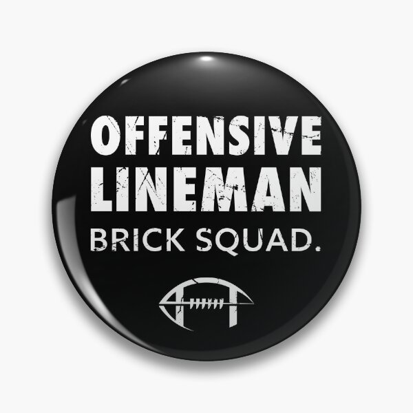 Item preview, Offensive Lineman OLine Brick Squad American Football Gift designed and sold by SuperFreshArt.