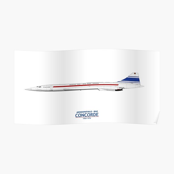 Prototype Concorde 001 F-WTSS Poster
