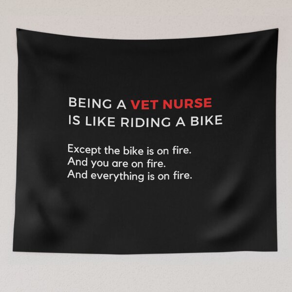 Item preview, Vet Nurse On Fire designed and sold by Lolas-Creations.