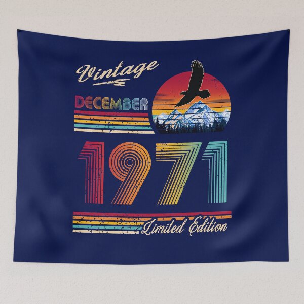 Item preview, December 1971 Birthday designed and sold by GreenSplash.