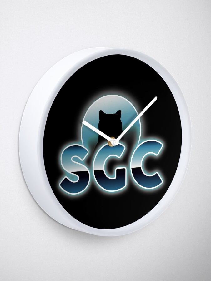Horloge ''Shadow Gaming Communautaire SGC Sticker ' : autre vue