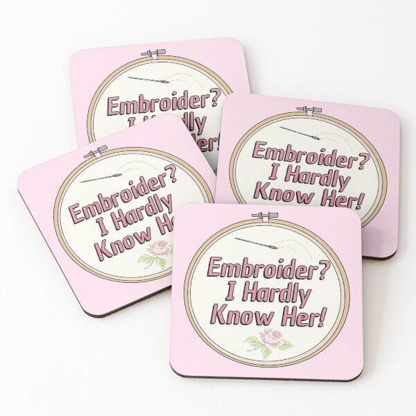 Item preview, Embroider? I Hardly Know Her! designed and sold by cardtroversial.