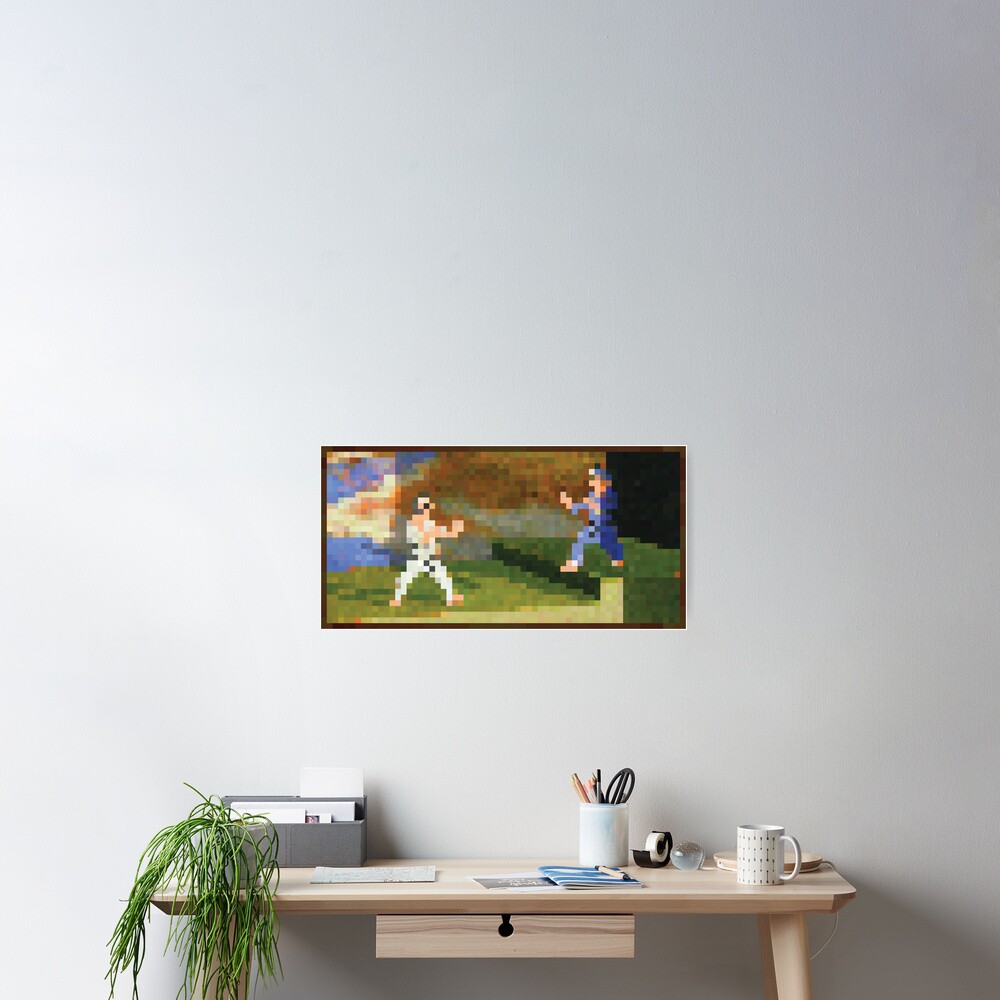 "Minecraft Painting Fighters" Poster by Redbubble
