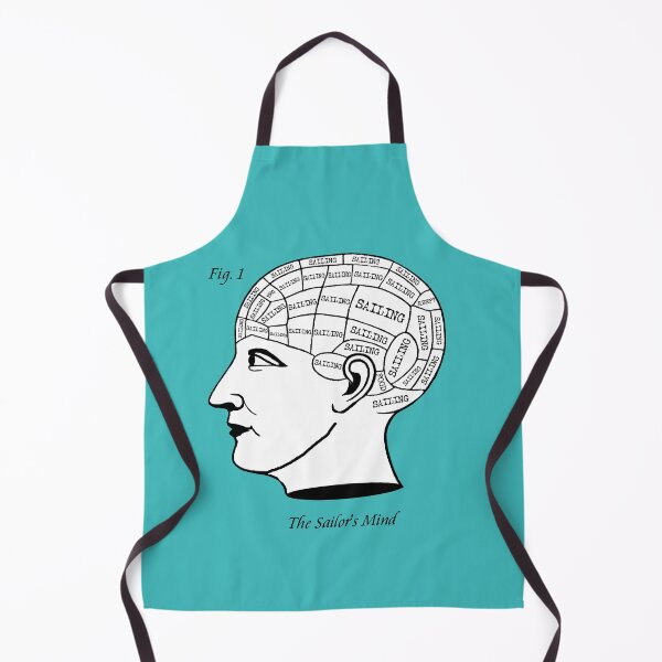 Item preview, The Sailor's Mind - Phrenology Skipper Yacht designed and sold by WibbleDesign.