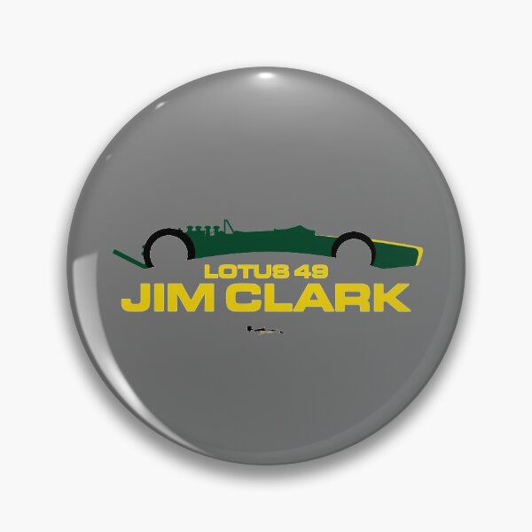 Item preview, Jim Clark - Lotus 49 Cutout For Dark shirts designed and sold by JageOwen.