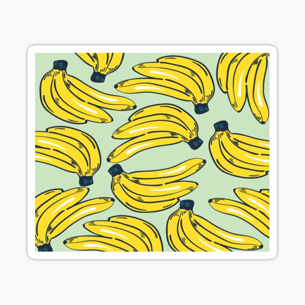 Cute Banana Duck Stickers | Redbubble