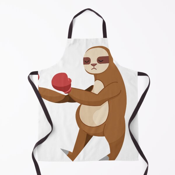 Sloth boxer Apron