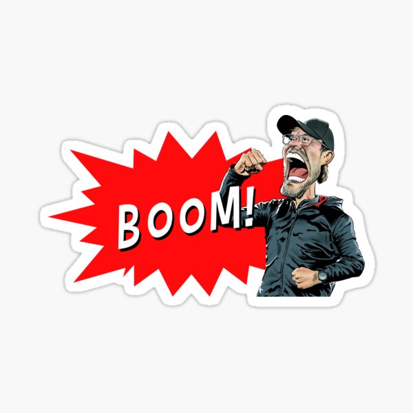 Jurgen Klopp - Boom! Sticker