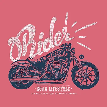 Artwork thumbnail, Motorcycle Rider by MisterGooseShop