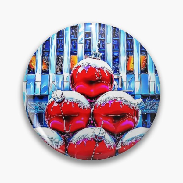 Item preview, Giant Red Christmas Ornaments designed and sold by RitaMaye.