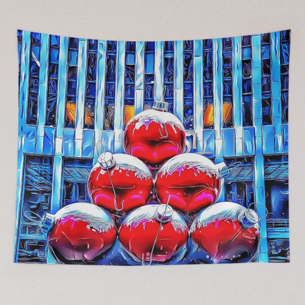 Item preview, Giant Red Christmas Ornaments designed and sold by RitaMaye.