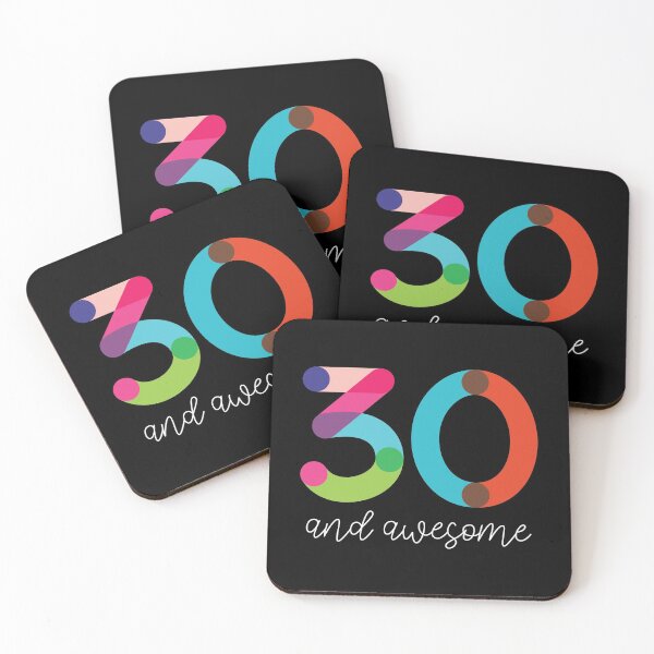 Item preview, 30 and Awesome designed and sold by VicEllisArt.
