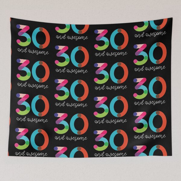 Item preview, 30 and Awesome designed and sold by VicEllisArt.