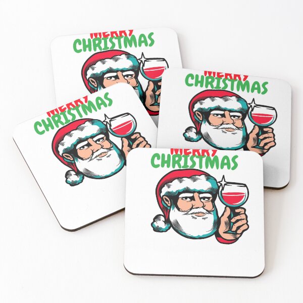 Item preview, Santa and red wine designed and sold by AMBERGIGGS.