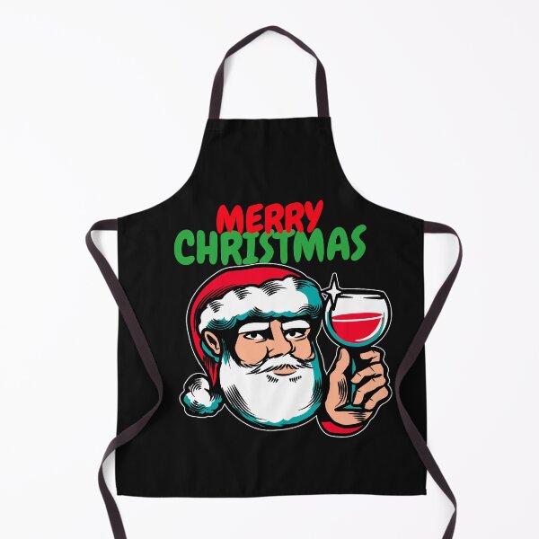 Item preview, Santa and red wine designed and sold by AMBERGIGGS.