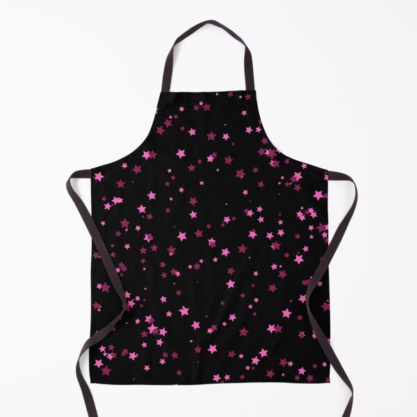 Item preview, Pink Magenta Star Clusters Pattern - Black designed and sold by MixedBagMerch.