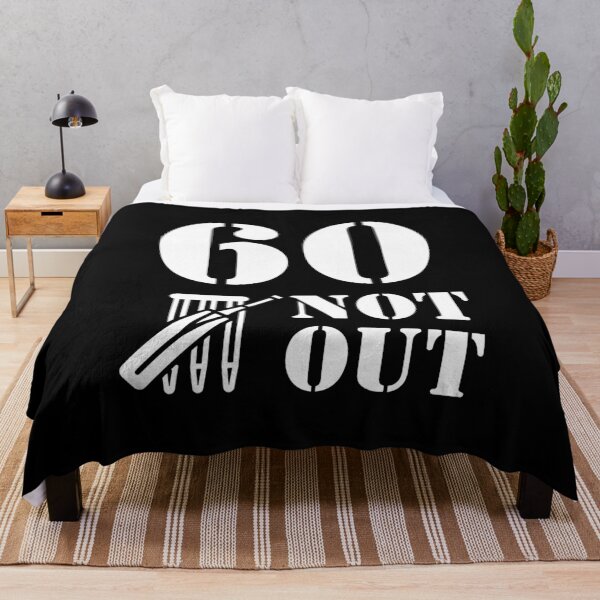 Item preview, 60 NOT OUT CRICKET DESIGN designed and sold by PoshJocks.