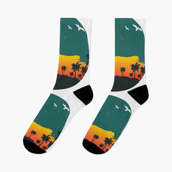 Item preview, Sunset in a desert designed and sold by MeowTouch Art.