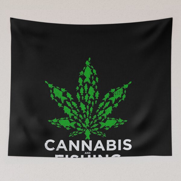 Item preview, Funny Cannabis Weed Smoker Tee Fishing Trip Shirt For Stoner designed and sold by MarioShirtWorld.