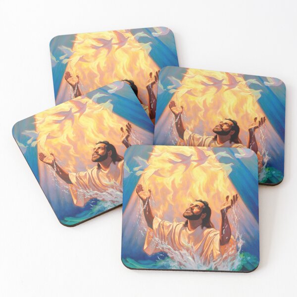 Item preview, the baptism of JESUS designed and sold by elamrety98.