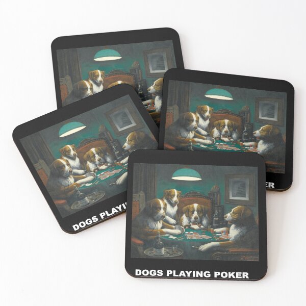 Item preview, Dogs Playing Poker designed and sold by Draculaura2009.