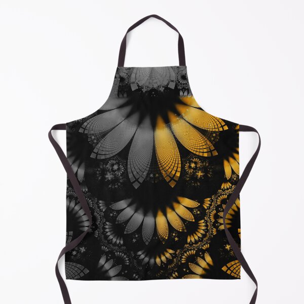 Item preview, Flared Golden Yellow Feathers amid Black Onyx designed and sold by San Jaya Prime.