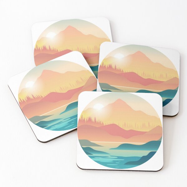 Item preview, Sunrise in the forest designed and sold by MeowTouch Art.