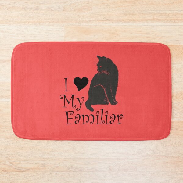 Item preview, I Love My Familiar  designed and sold by Prints4Pagans.