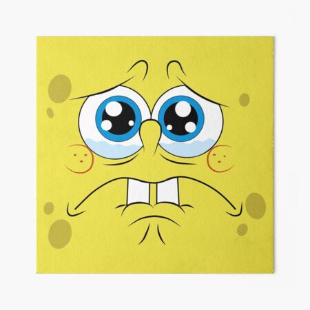 sad spongebob squarepants Classic t-shirt Art Print for Sale by