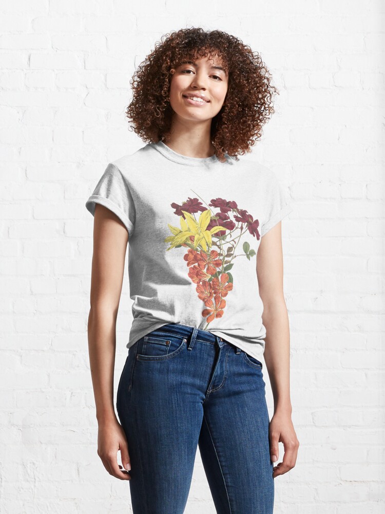 Alternate view of Bouquet of Rose, Freesia and Gladiolus Classic T-Shirt