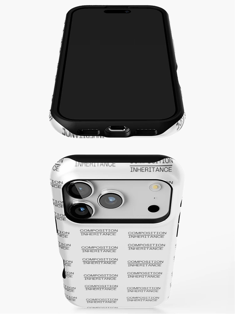 Thumbnail 3 of 4, iPhone Case, Composition Over Inheritance designed and sold by dev-tats.