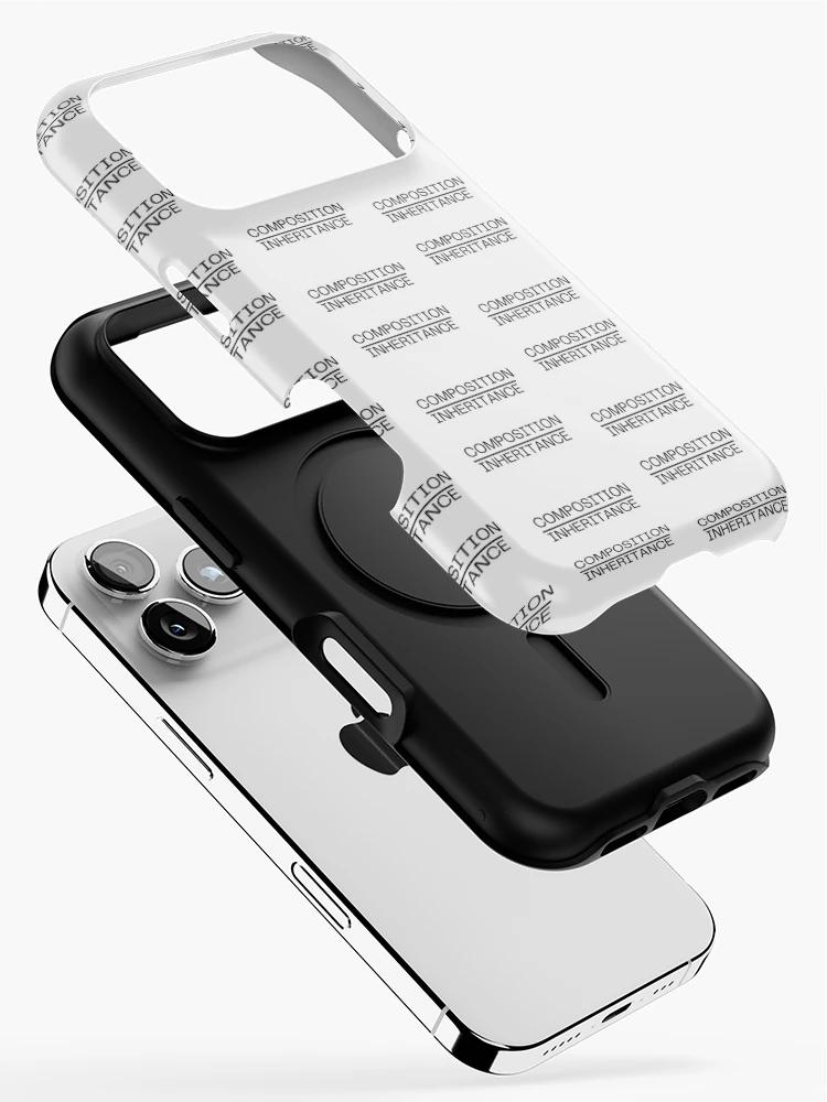 Thumbnail 2 of 4, iPhone Case, Composition Over Inheritance designed and sold by dev-tats.