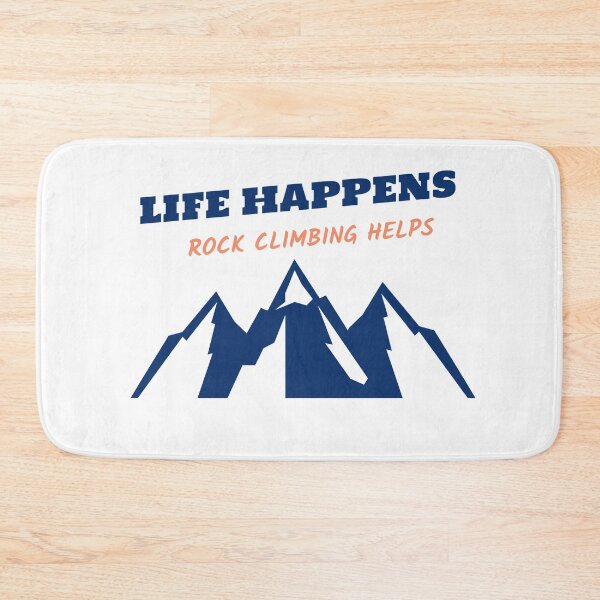 Item preview, Life Happens Rock Climbing Helps designed and sold by joabaj.