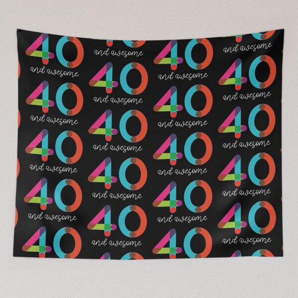 Item preview, 40 and Awesome designed and sold by VicEllisArt.